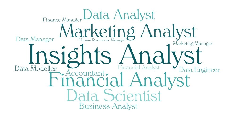 Roles Suited to Data & AI Apprenticeships - Word Cloud